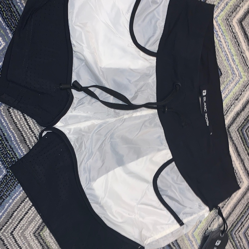 blanc noir athletic shorts